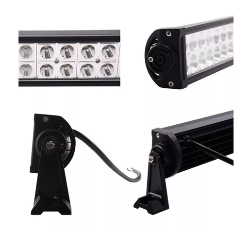 Luz Barra Led 300w Neblinero 4x4 Auto Camioneta Spot+flood-2
