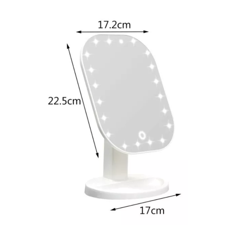 Espejo De Maquillaje 20 Luces Led Touch-1