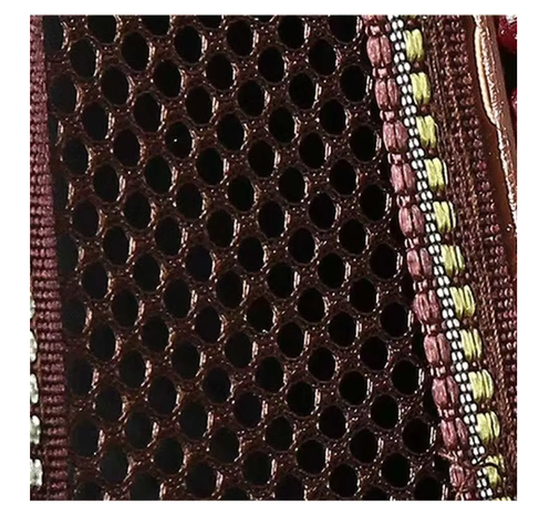 Cubre Asiento Respaldo Bolas Madera Bambu Esferas Verano 2-5