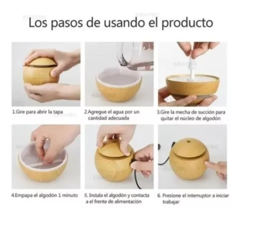 Mini Humidificador +3 Esencias-2
