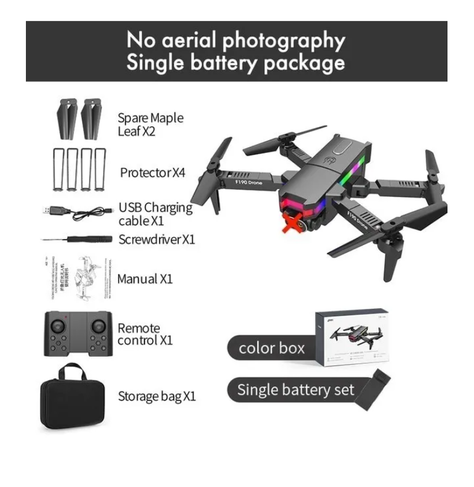 Mini Drone Cámara Full Hd Wifi 2,4 Ghz Smart Fpv Plegable-2