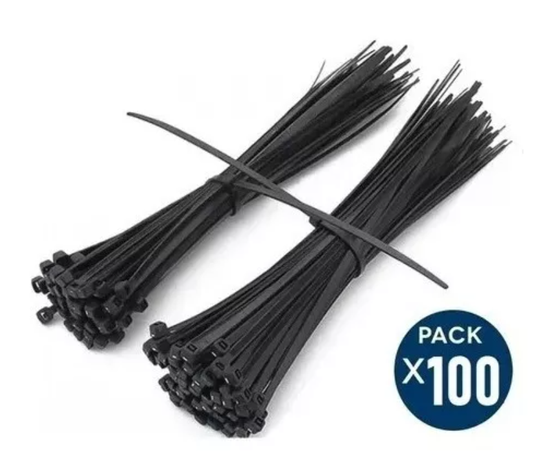 Amarra Plástica Multiusos Nylon Para Cable 5x400mm 100u-5