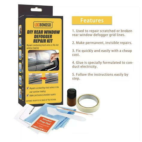 Kit Repara Desnebulizador Trasera Ventana Auto Vehiculo-7