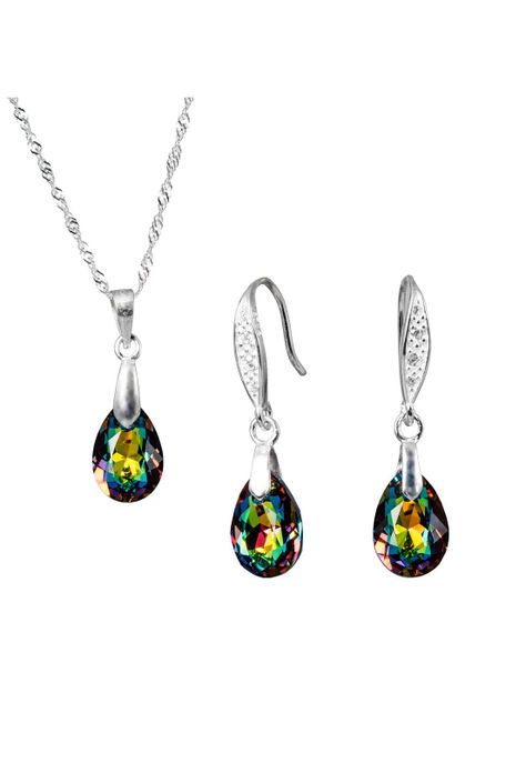 Conjunto Milan Cristales Genuinos Vitral Medium-0