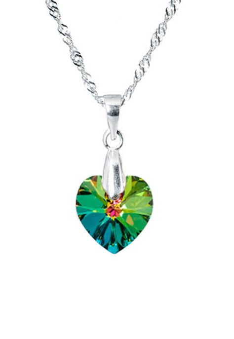Collar Romance Cristales Genuinos Vitral Medium-0
