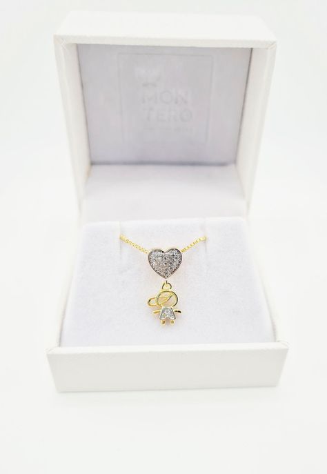 Collar Niño Microcircones Baño de Oro 24k.-2