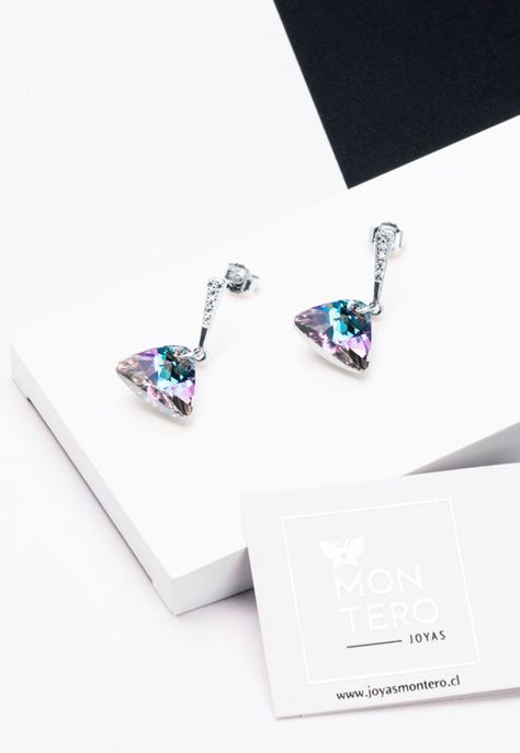 Aros Trinidad Cristales Genuinos Vitral Light-1