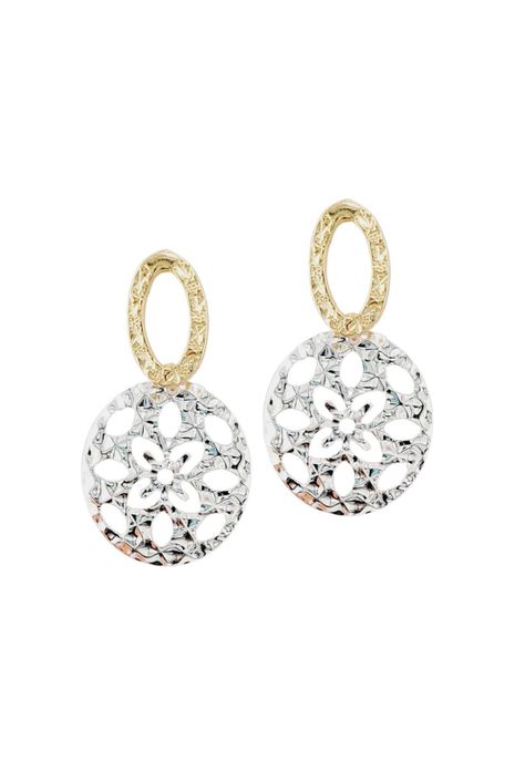Aros Daniela Baño de Oro 24k-0