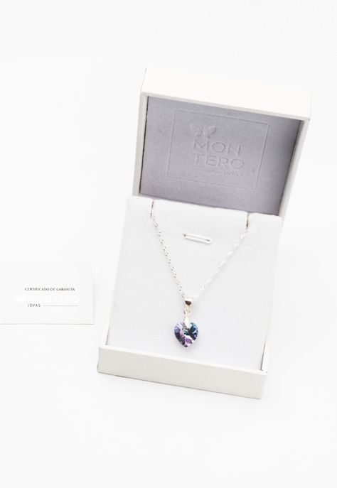 Collar Romance Cristales Genuinos Vitral Light-2