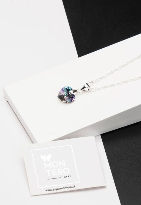 Collar Romance Cristales Genuinos Vitral Light-1
