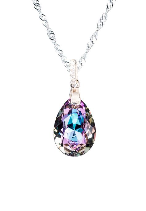 Collar Capricho Cristales Genuinos Vitral Light -0