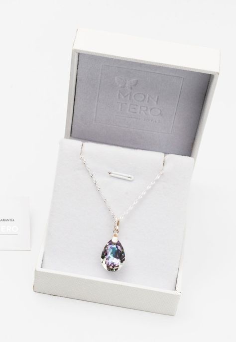 Collar Capricho Cristales Genuinos Vitral Light -2