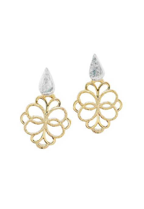Aros Raquel Baño de Oro 24k-0