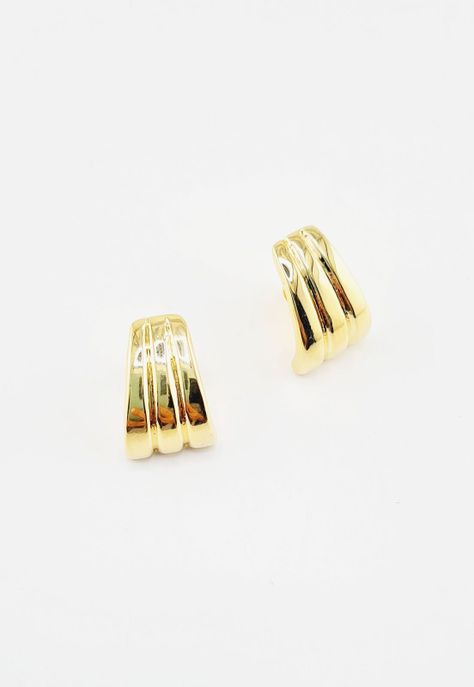 Aros Valentina Gold Baño de Oro 24k-1
