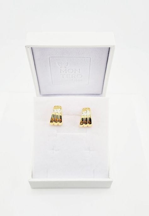 Aros Valentina Gold Baño de Oro 24k-3