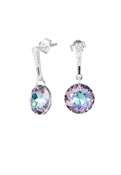 Aros Gracia Cristales Genuinos Vitral Light-0