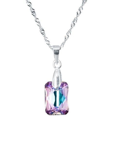 Collar Estefania Cristales Genuinos Vitral Light-0