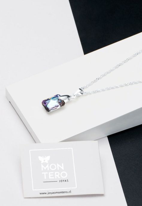 Collar Estefania Cristales Genuinos Vitral Light-1