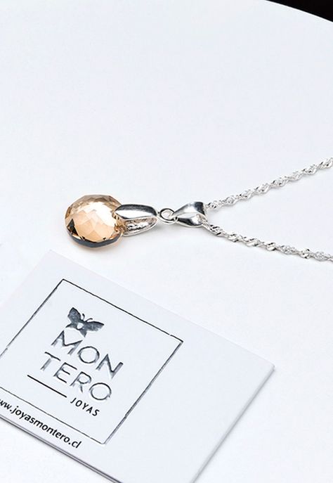 Collar Gracia Cristales Genuinos Golden Shadow-2
