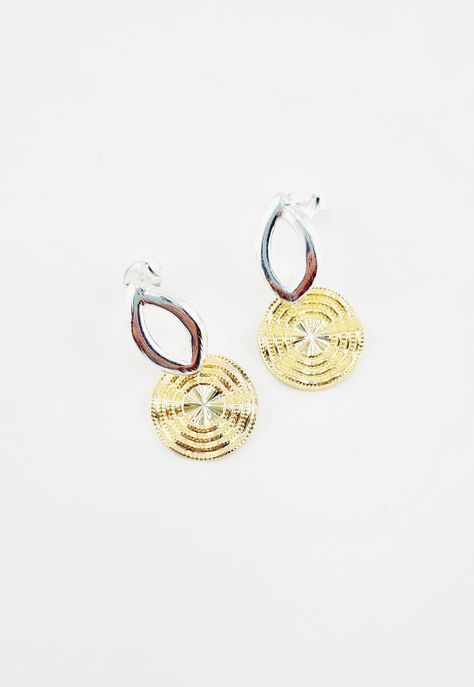 Aros Mila Baño de Oro 24k-1