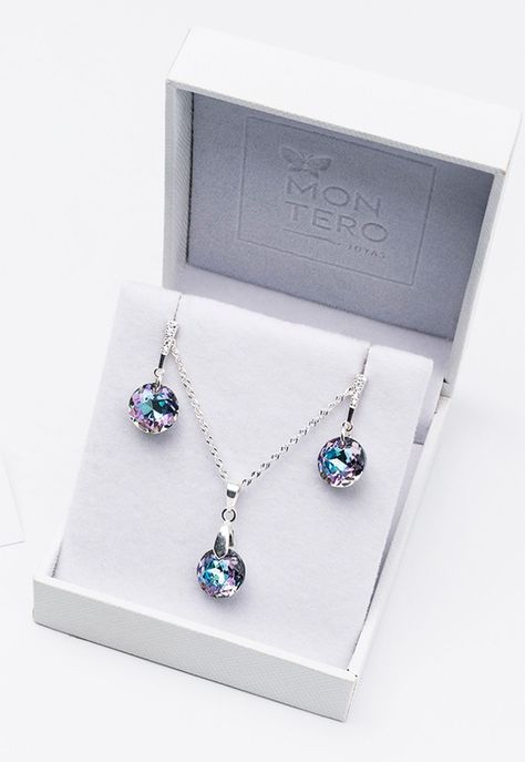 Conjunto Gracia Cristales Genuinos Vitral Light-1