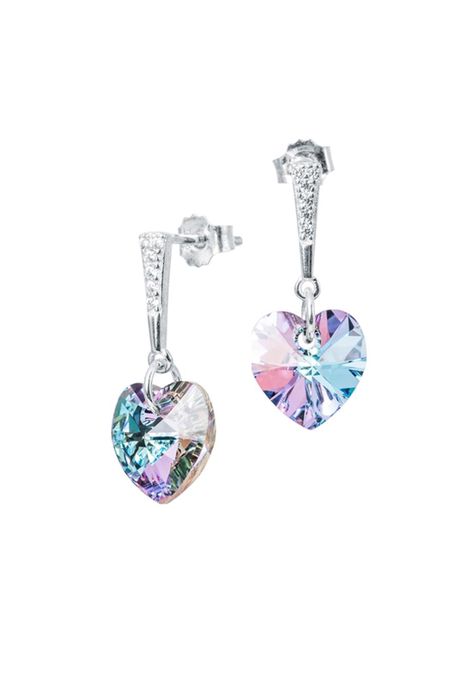 Aros Romance Cristales Genuinos Vitral Light-0