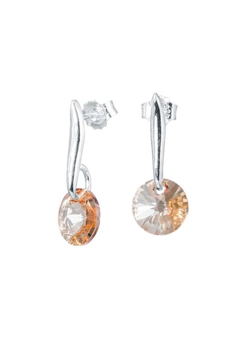 Aros Punto de Luz Cristales Genuinos Golden Shadow-0