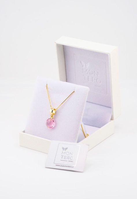 Collar Bali Gold Cristal Genuino Light Rose Shimmer-2
