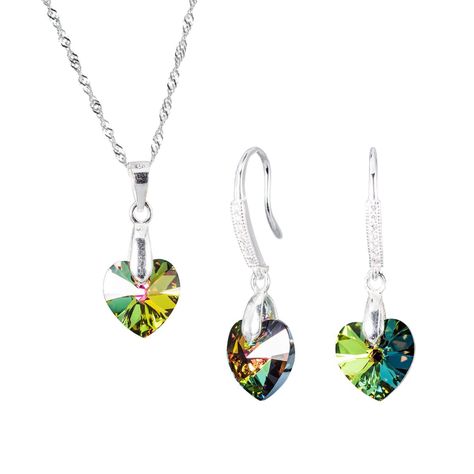 Conjunto Romance Cristales Genuinos Vitral Medium-0