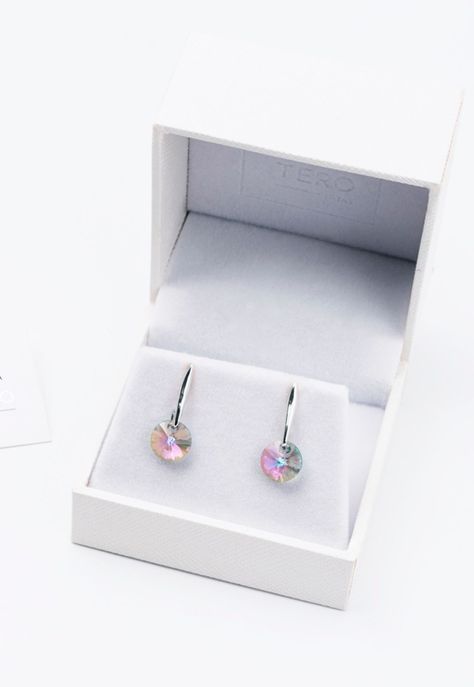 Aros Punto De Luz Cristales Genuinos Paradise Shine-2