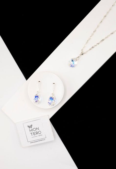 Conjunto Encanto Cristales Genuinos Aurora Boreal-1