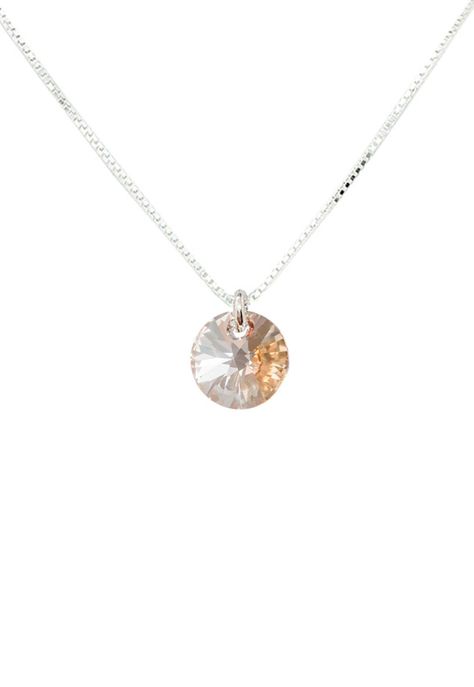 Collar Punto de Luz Cristales Genuinos Golden Shadow-0