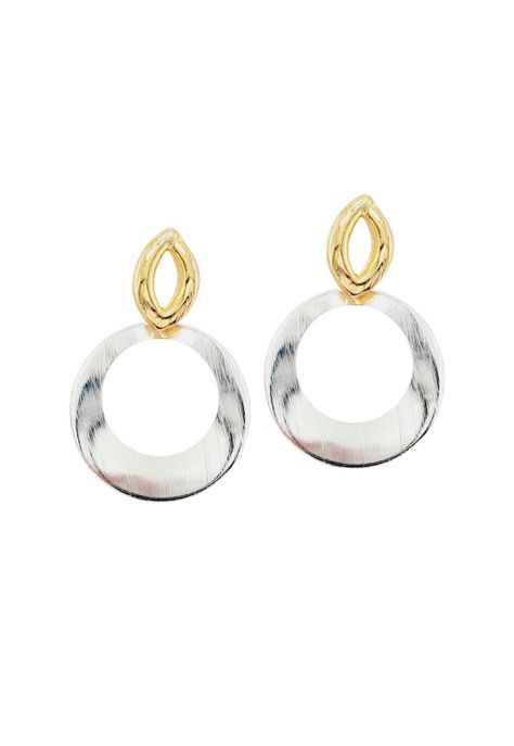 Aros Alondra Baño de Oro 24k-0
