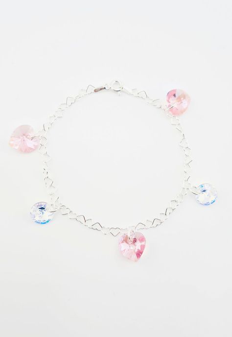 Pulsera Romance Plata italiana 925 Cristales Genuinos Rose Shimmer-1