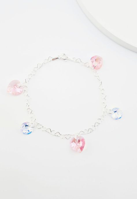 Pulsera Romance Plata italiana 925 Cristales Genuinos Rose Shimmer-3