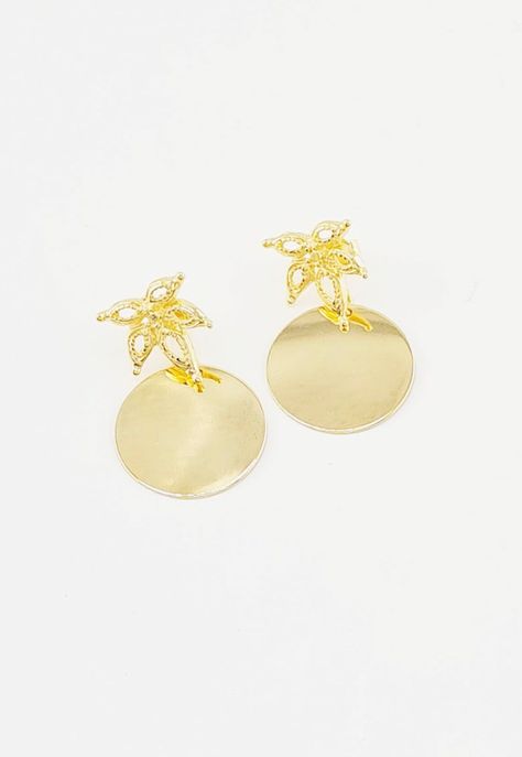 Aros Paulina Baño de Oro 24k-1