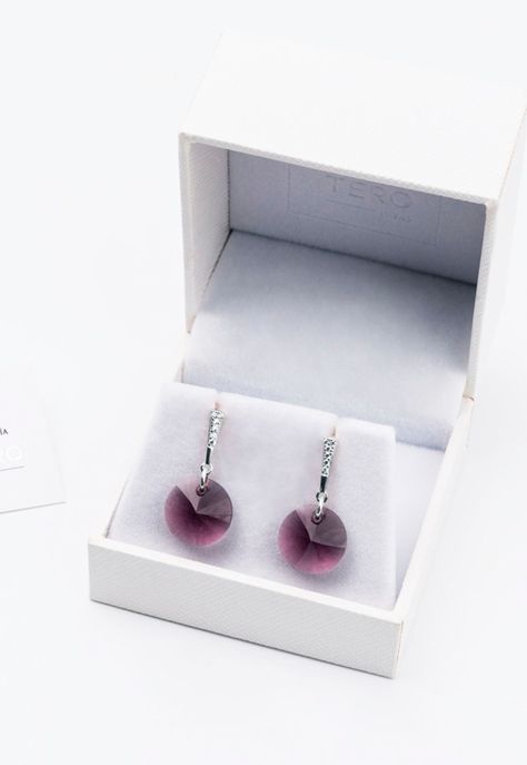 Aros Paris Cristales Genuinos Amethyst-2
