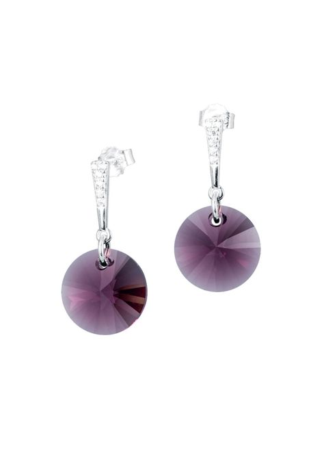 Aros Paris Cristales Genuinos Amethyst-0