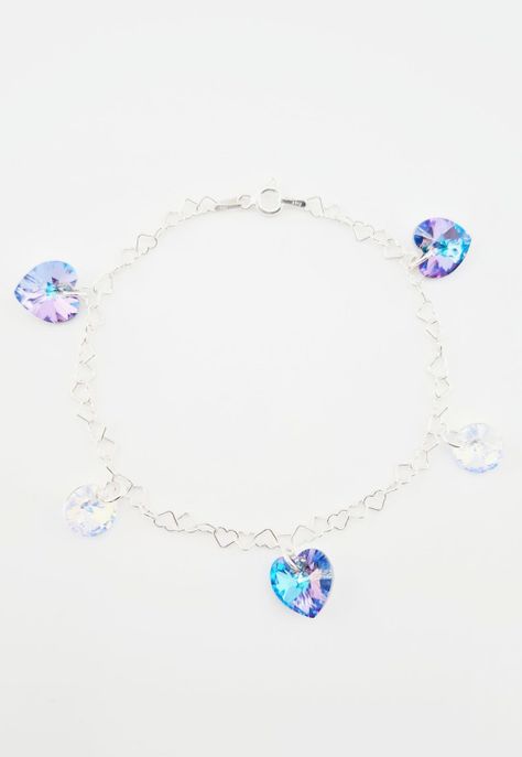 Pulsera Romance Plata italiana 925 Cristales Genuinos Vitral Light-2