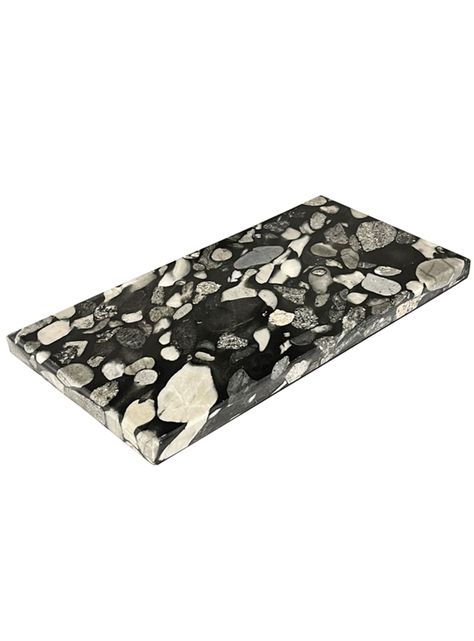 Tabla Aperitivo Granito Black Marinace 40x23 cm.-1
