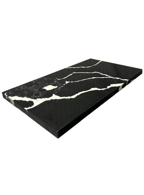 Tabla Aperitivo Cuarzo 40x23 cm. Negro Marquina-1