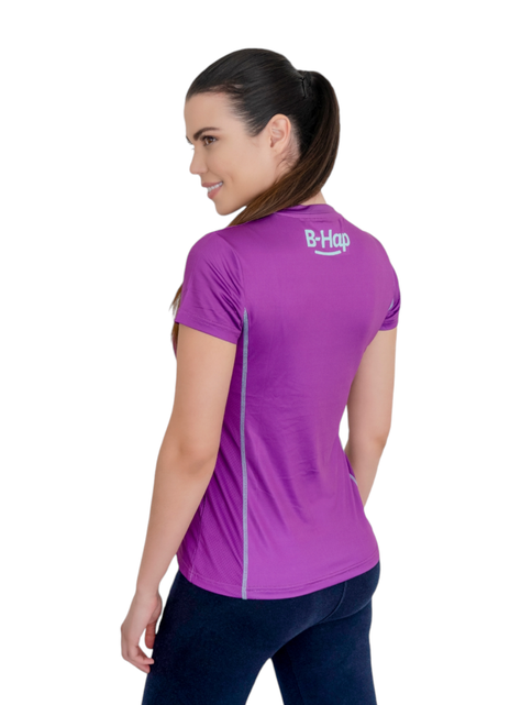 Polera Deportiva Mujer B-Hap Training Runing Violeta-1
