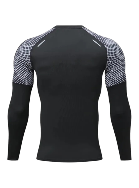 Polera Deportiva Compresión Negra Marca BHAP-3