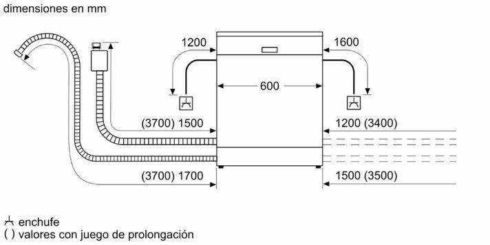 Lavavajillas panelable Serie 2 13 Cubiertos-5