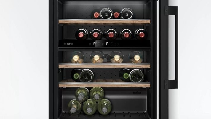 Cava Vinoteca Panelable Bosch 44 botellas Doble tempratura-1