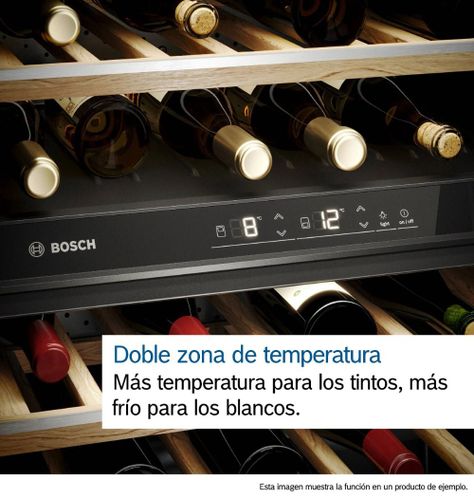 Cava Vinoteca Panelable Bosch 44 botellas Doble tempratura-3