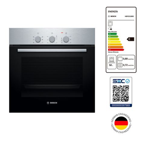Horno Empotrable 3D Hothair Bosch HBF031BR0 66 Lts-4