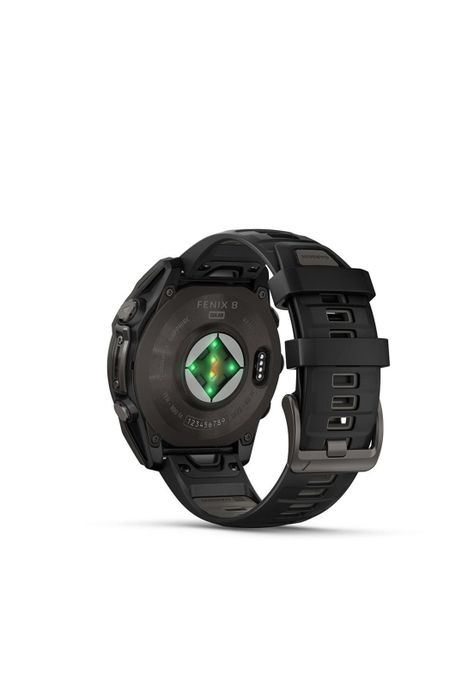 fenix 8 – 47mm Solar, Sapphire Titanio con correa de silicona negra-4