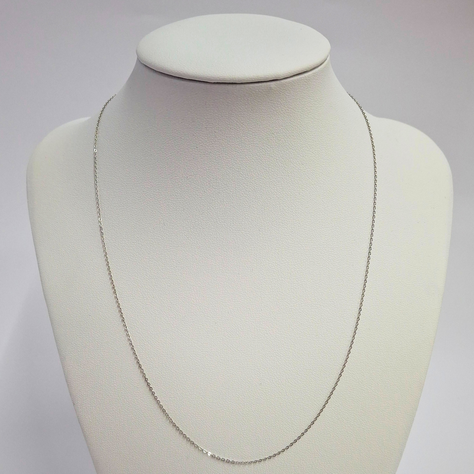 Cadena de oro blanco 50 cm-2