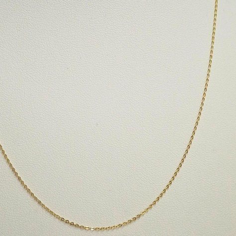 Cadena de oro amarillo 40 cm-1